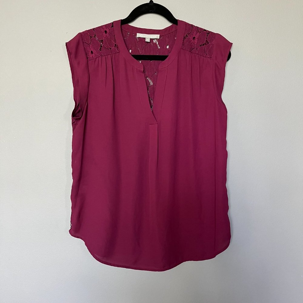 Beacon Pintuck Detail Silk Blouse